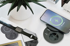 Az új csúszófedél vezeték nélküli töltési funkcióval praktikus kiegészítője a Circle80-nak.