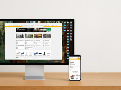 Az Onlineshop  mobil webalkalmazással éjjel-nappal elérhető ügyfeleink számára.