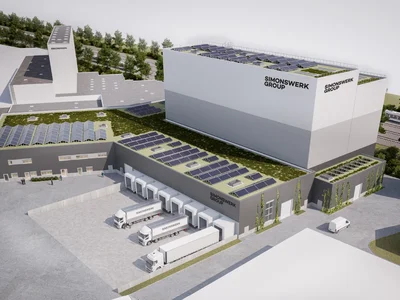 Simonswerk logisztikai központ épül