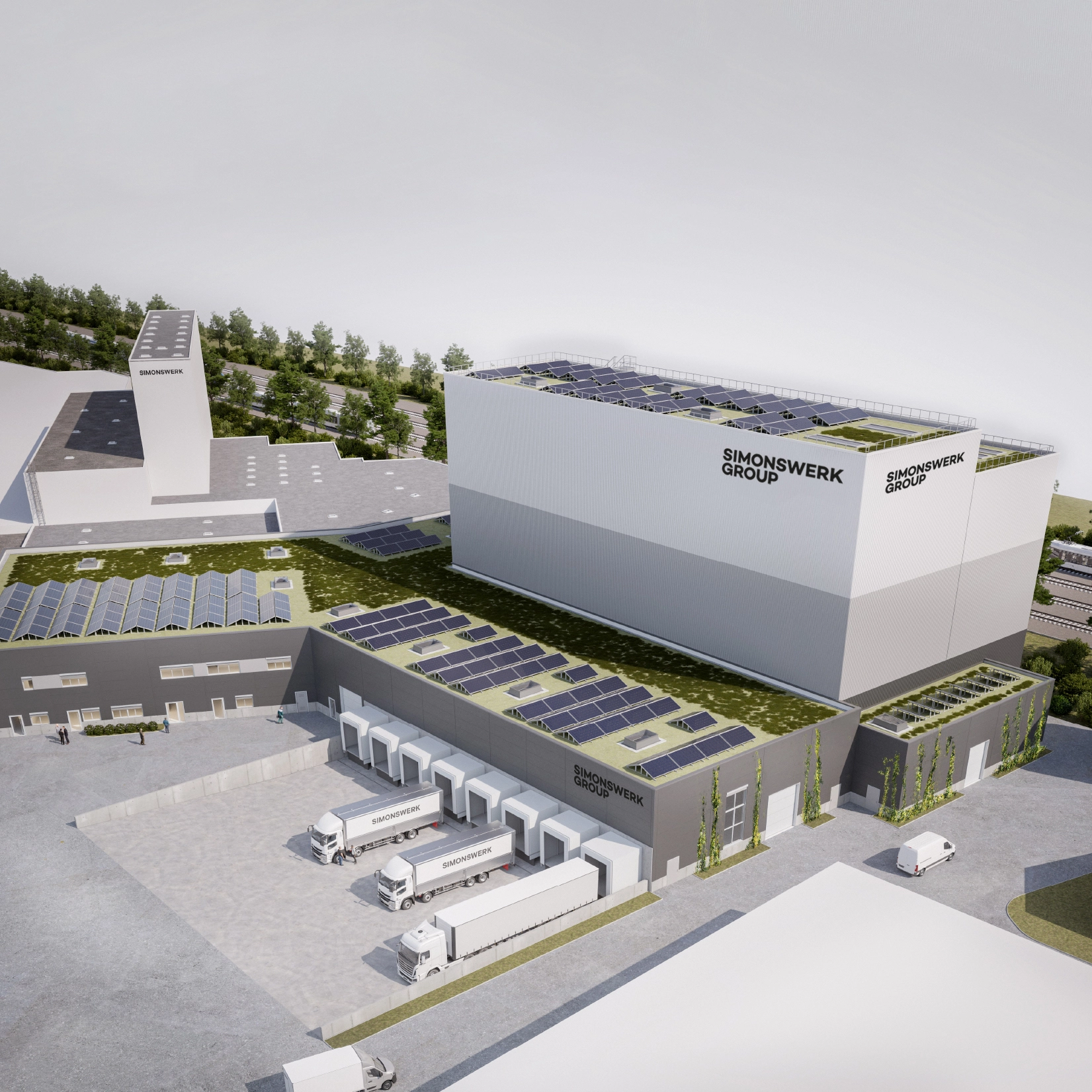 Simonswerk logisztikai központ épül